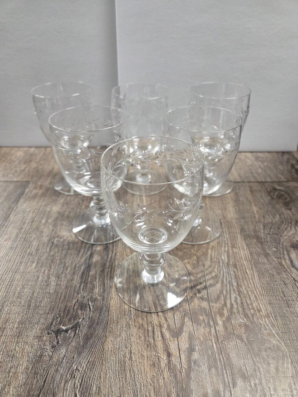Seneca Holiday Wine Blown Glass 5989641 NEW Set Lot of 6 Made in USA
